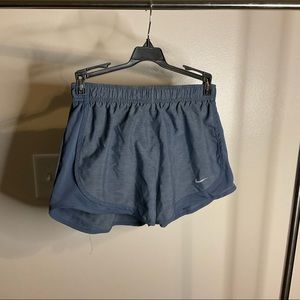 Blue/Gray Nike Track Shorts